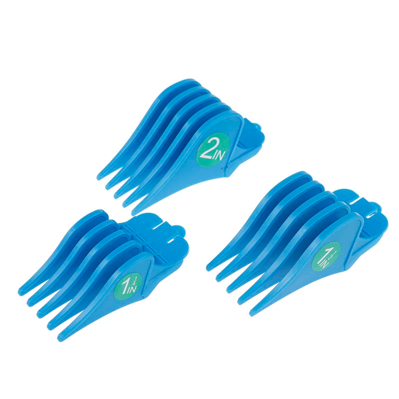 3pcs Large Limit Comb 32mm 38mm 51mm For Hair Clipper Guards Barber Shop Cutting Guide Combs Electric Clippers Accessory Oasis Select Blue
