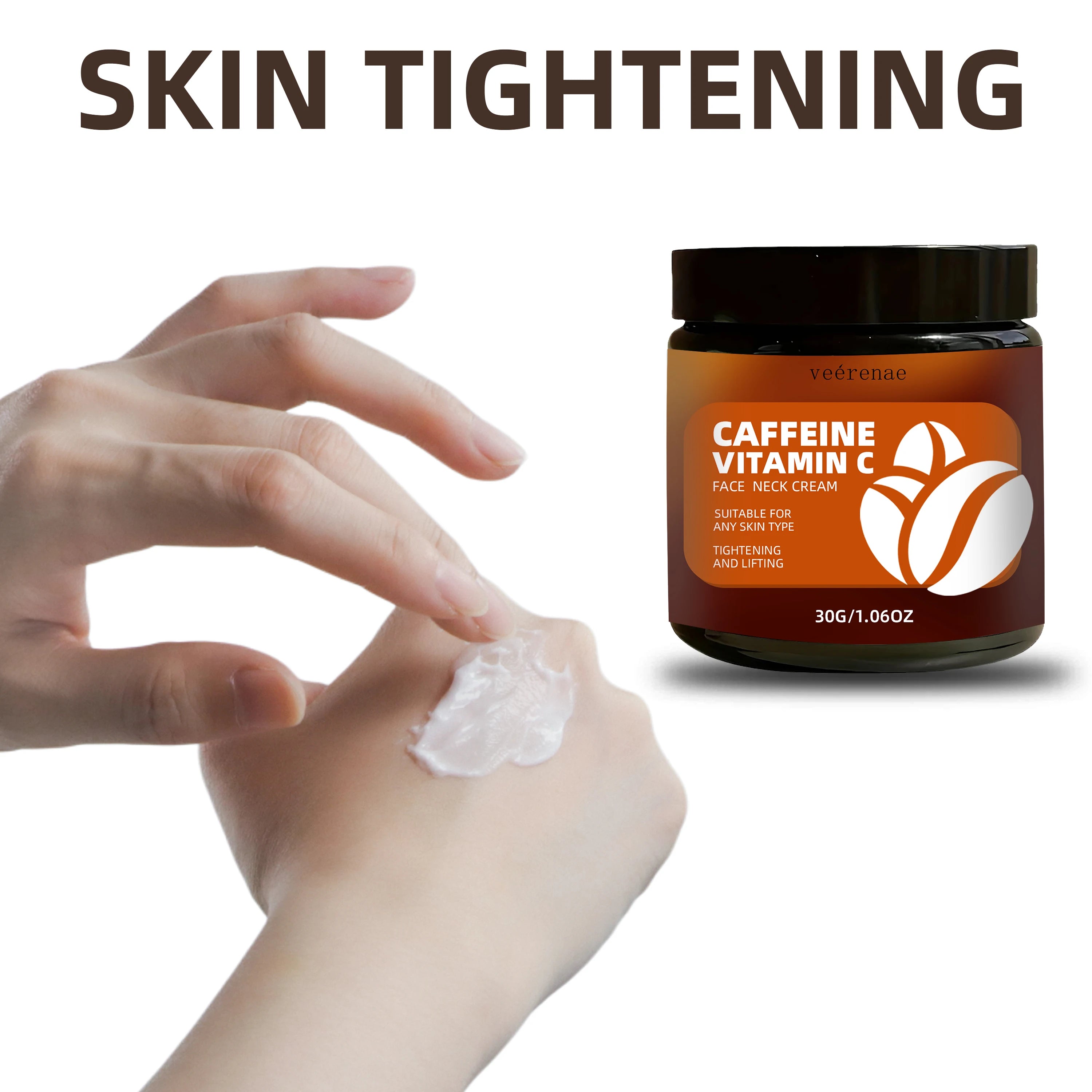 Caffeine Vitamin C Face & Neck Cream – Lifting & Firming Face & Neck Cream Oasis Select