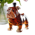 Funny Dog Whiskey Bottle Unique Dog Decanter Glass Collectible Novelty Animal-shaped Bottle For Men Home Tasting Beer Bachelor Oasis Select Clear