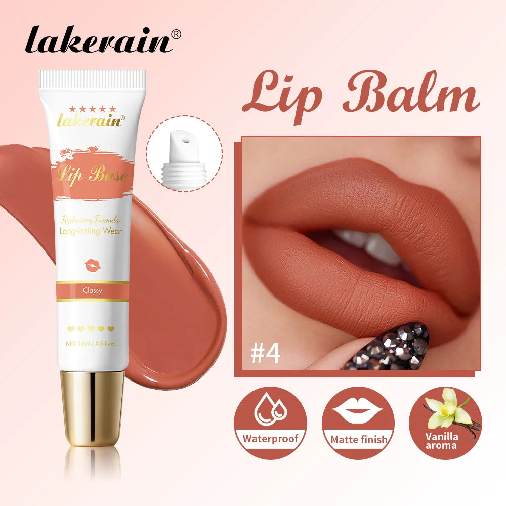 Lakerain 2 IN 1 Lip & Cheek Cream Waterproof Non-stick Cup Lipstick Highly Pigmented Creamy Formula Matte Finish Lip Base Makeup Oasis Select