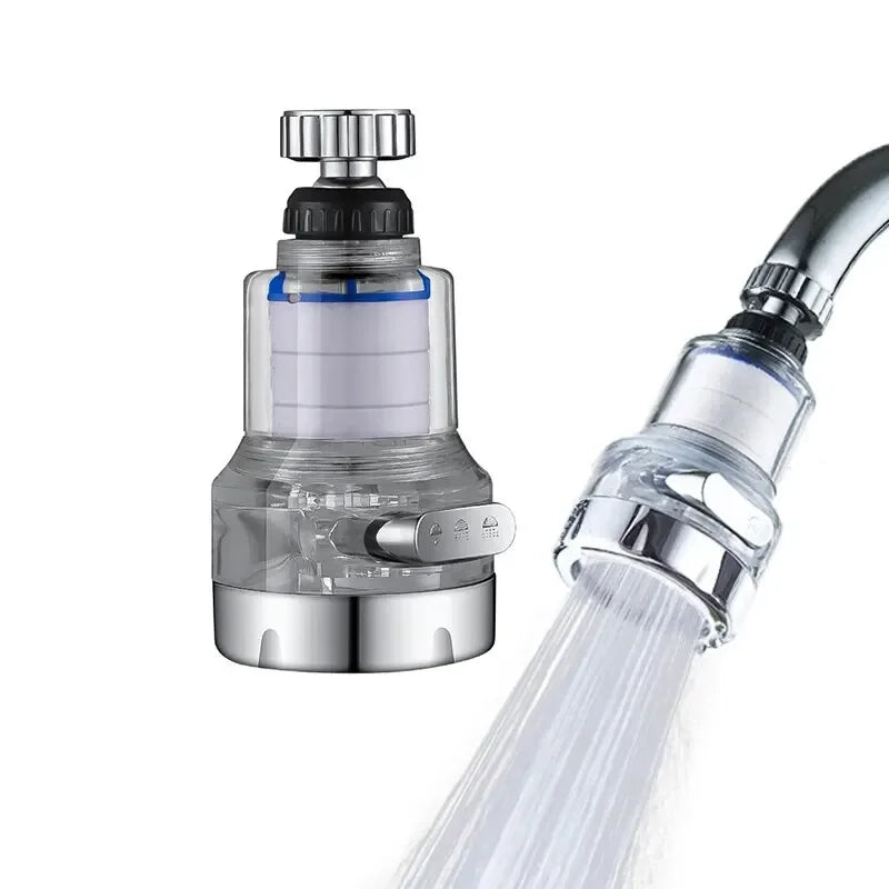 Baokemo 360 Rotating Water Purifier Filter Tap Universal For Kitchen Bathroom Shower Household Filter PP Cotton High Density Oasis Select
