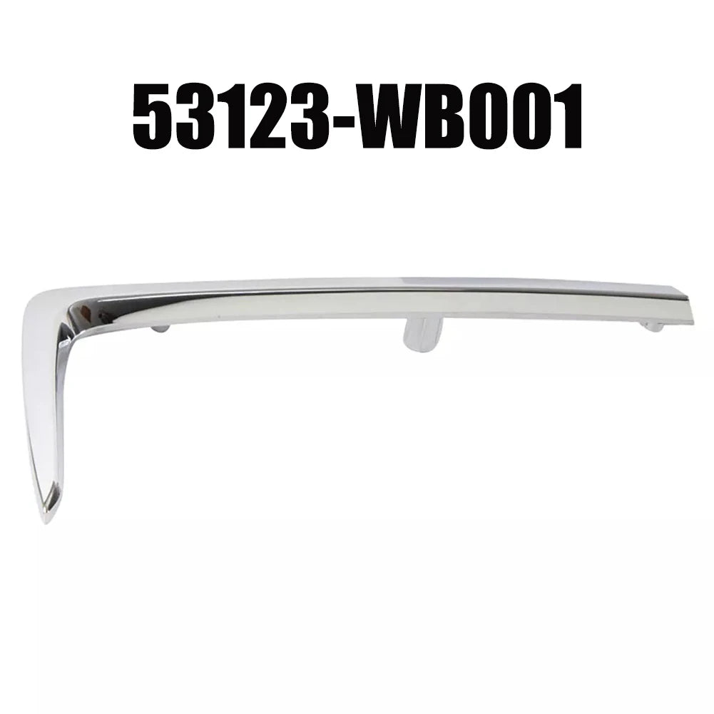 Grille Replacement Silver Grille Molding 53123-WB001 Silver Molding Trim Practical Grille Trim Replacement Grille Part Oasis Select