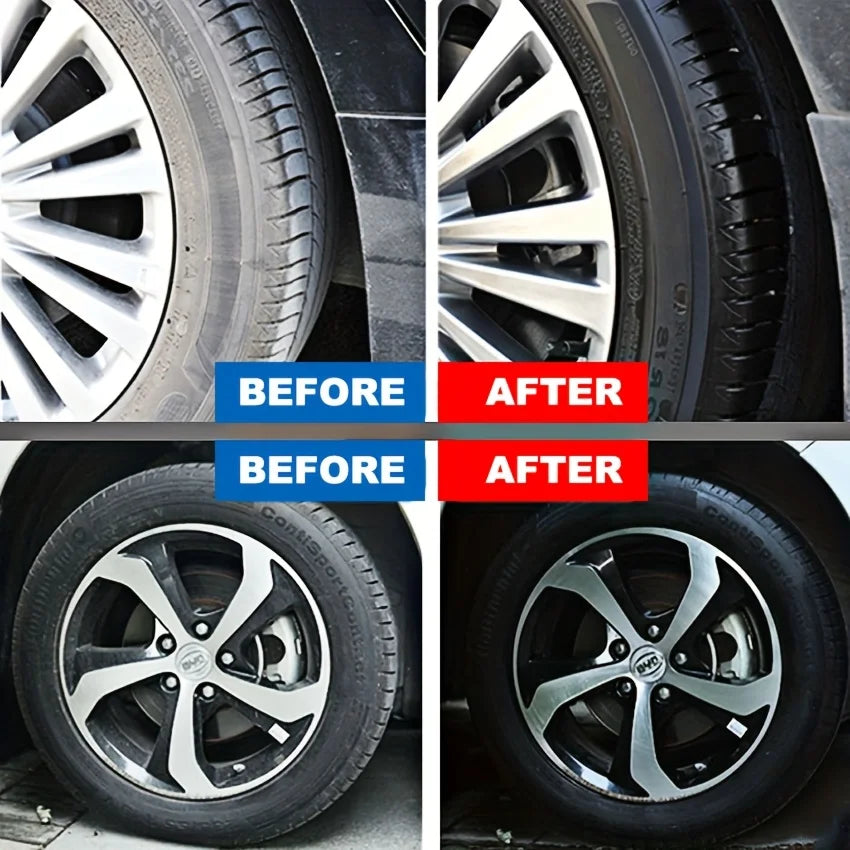 100g Car Tire Shine Wax – Gloss & Durable UV Protection