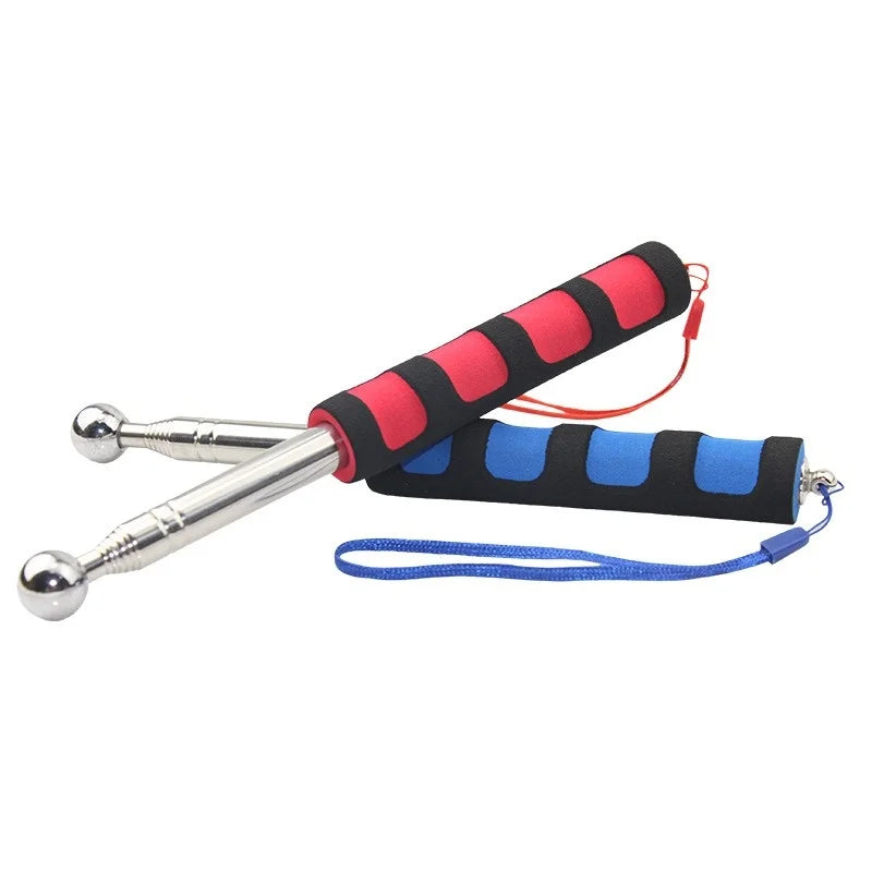 JUSTINLAU 1M~1.6M Hollow Drum Detection Hammer Room Detection Tool Hollow Drum Hammer Stainless Steel Telescopic Drum Hammer Oasis Select