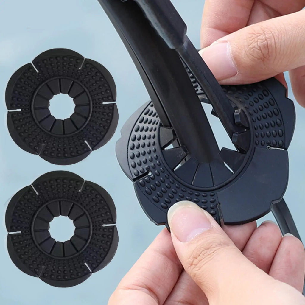 Windshield Wiper Hole Covers Universal Soft Windshield Sleeve 2pcs Car Front Wiper Hole Protection Cover Protective Windshield Oasis Select