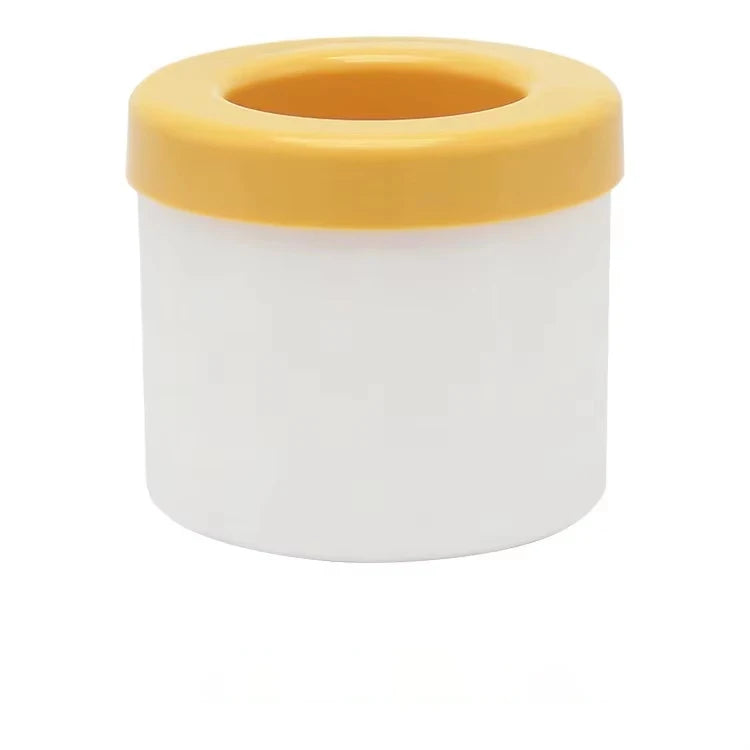 Silicone Ice Cup Mold, Cylinder Ice Cube Maker, Easy Release Freezer Ice Mold for Cocktails & Iced Drinks Oasis Select A-Yellow