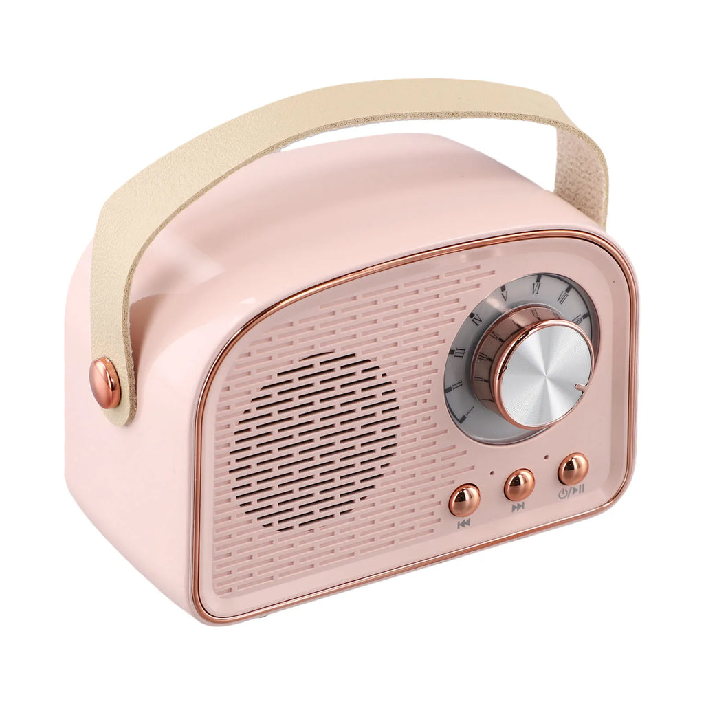 Portable Retro Wireless Speaker Bluetooth-compatible Cute Loudspeaker With FM Radio Speaker Music Stereo Sound Oasis Select