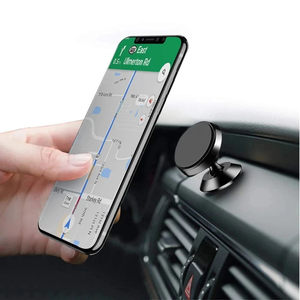 Magnetic Car Phone Holder Magnet Smartphone Mobile Stand Cell GPS Support For iPhone 13 12 XR Xiaomi Mi Huawei Samsung LG Oasis Select