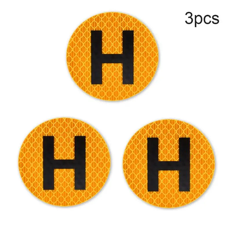 Magnetic Car Stickers Reusable Magnet Bumper Decals With H Sign Badge Historical Vehicle Emblem For Auto Moto Decorative Sticker Oasis Select 3pcs