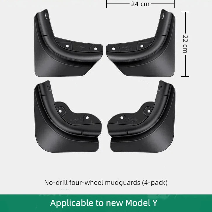 Mud Flaps for Model Y Model 3 Model YL Stay Clean Protect Paint Grade All Weather Splash Guards No Drilling Required Oasis Select Model Y 2025 2026