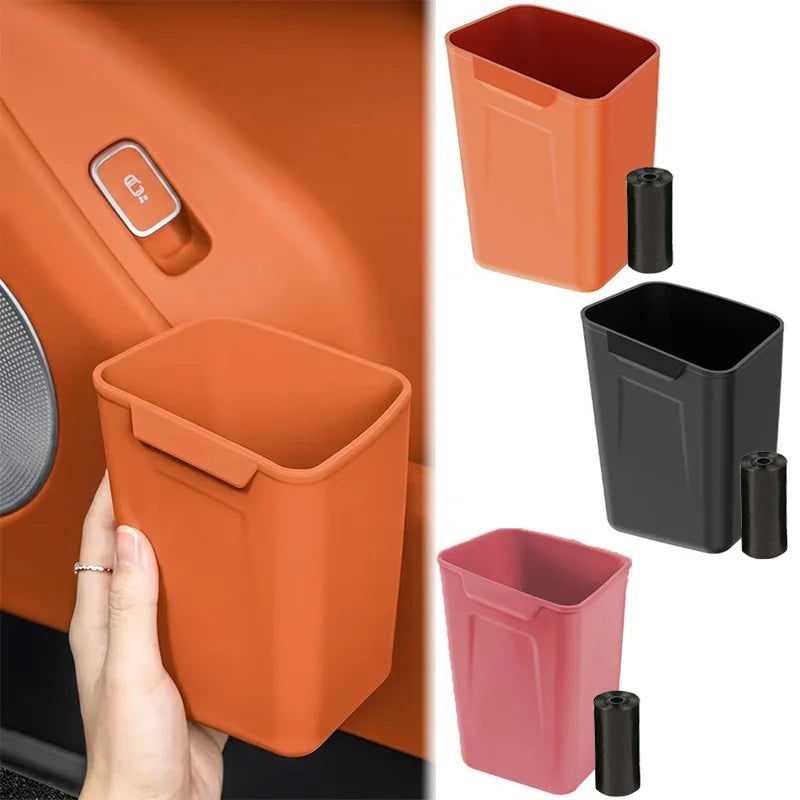 Car Door Storage Box Trash Can Multifunctional Silicone With Garbage Bags Door Bucket Umbrella Organizer For Car Accessories Oasis Select