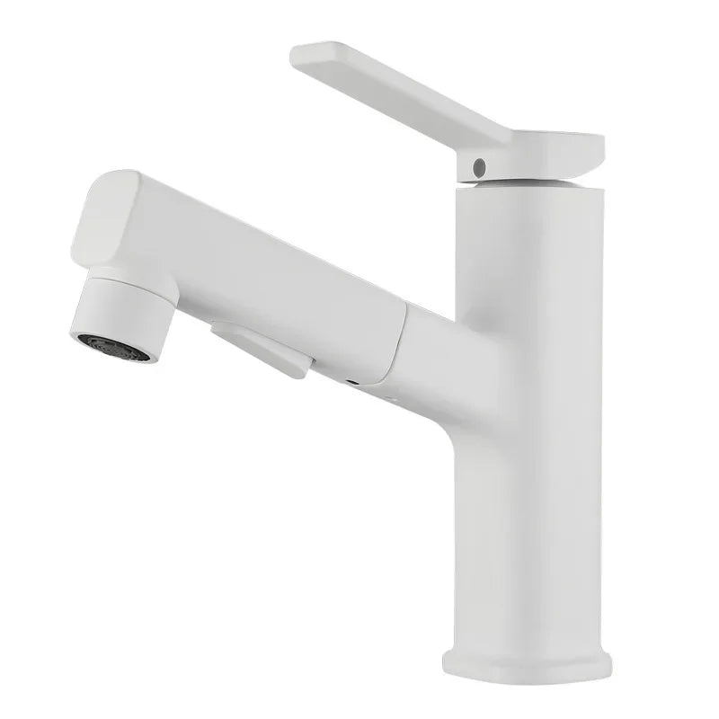 3 Patterns Bathroom Pull Out Taps Faucet with Pull Down Spray Swivel Spout Faucet Bathroom Sink Single Hole Pull Out Faucet Oasis Select