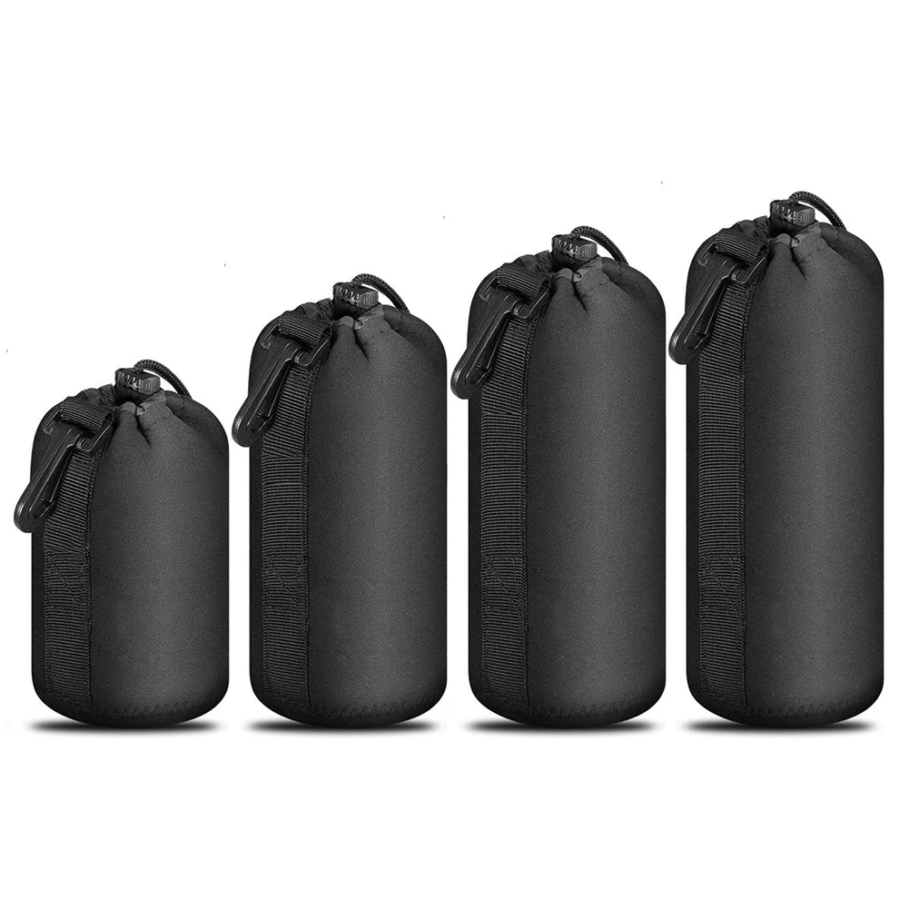 Camera Lens Pouch Bag Neoprene Waterproof Soft Video Camera Lens Pouch Bag Case For Canon Sony for Most Digital SLR Camera Oasis Select