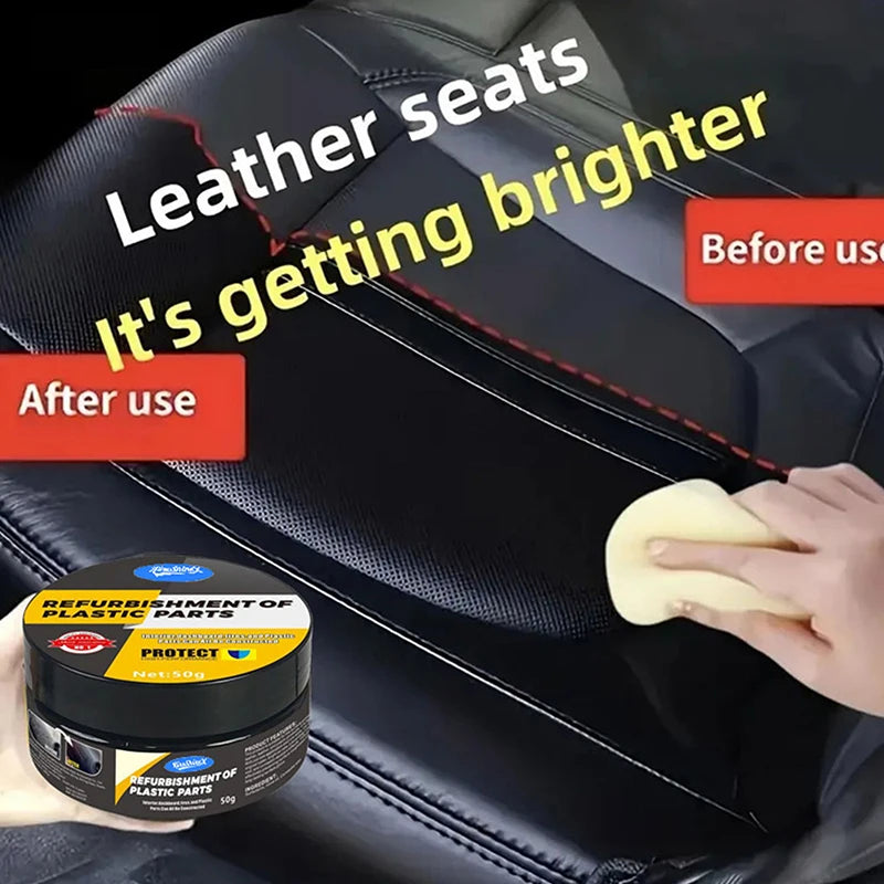 Automotive Plastic Repair Agent-Interior And Exterior Plastic Polishing Wax Scratch Repair Anti-Aging Cream Suitable For Tires Oasis Select