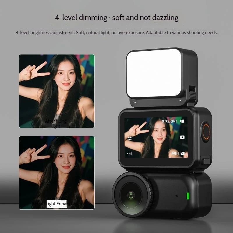 Magnetic Mini LED Fill Light for DJI Osmo – IPX4 Waterproof