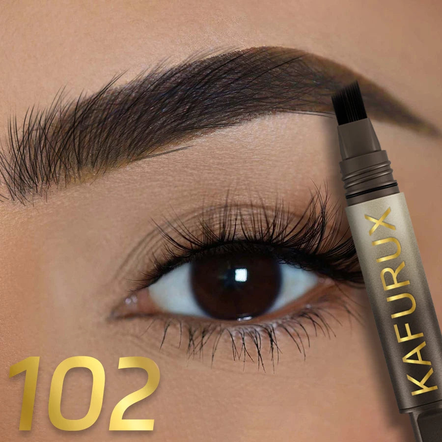 KAFURUX 3D Microblade Eyebrow Dye Cream – Waterproof & Long-Lasting