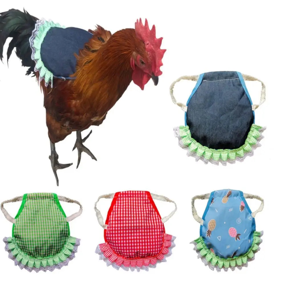 Adjustable Chicken Saddle Apron – Soft Hen Feather Protector Chicken Saddle Apron Oasis Select
