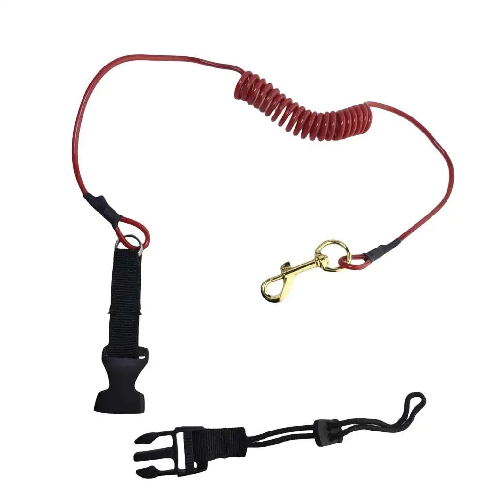 Adjustable Elastic Coiled Lanyard Leash for Kayak Paddles and Canoe Oars Coiled Kayak Paddle Rope Oasis Select