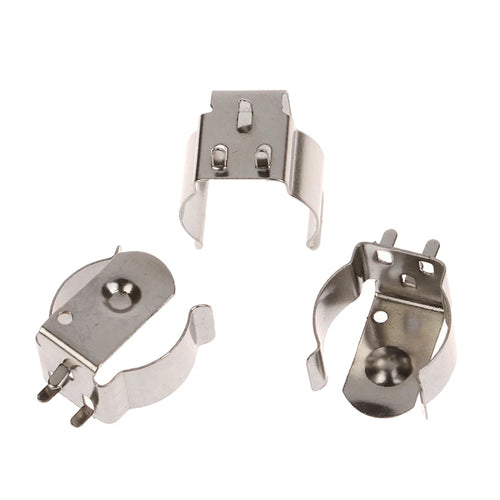 10-Pack Nickel Plated 18650 Battery Contact Clips | Spring Steel Battery Contact Clips Oasis Select