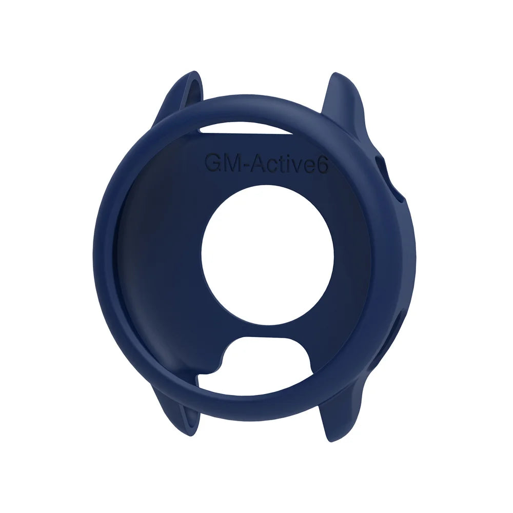Silicone Case for Garmin Vivoactive 6 – Protective Bumper Cover Smartwatch Case Oasis Select Dark Navy Blue