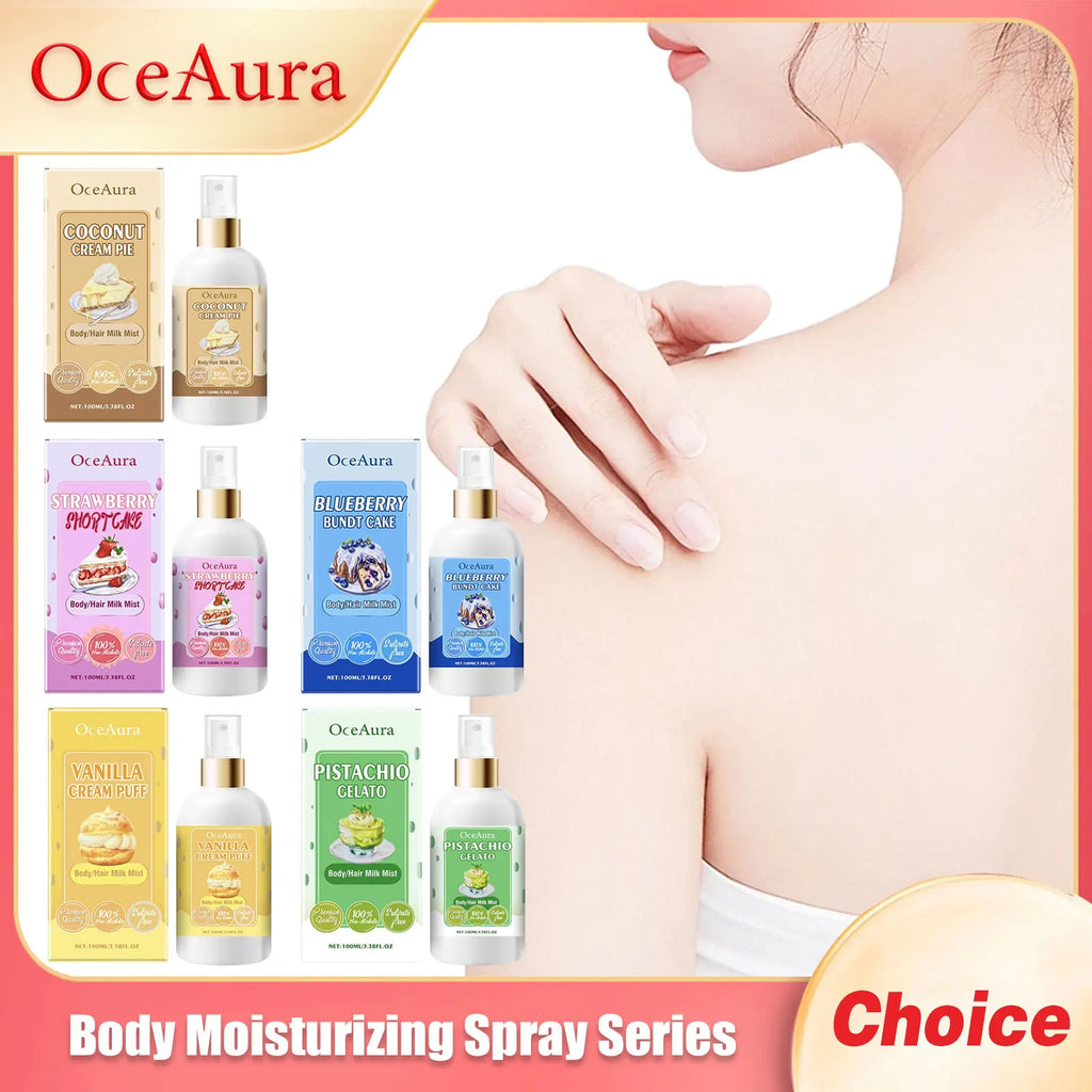 Original Body Moisturizing Spray Prevent Dry Skin Hair Lasting Fragrance Improve Dry Rough Nourishing Face Body Skin Care 100ml Oasis Select