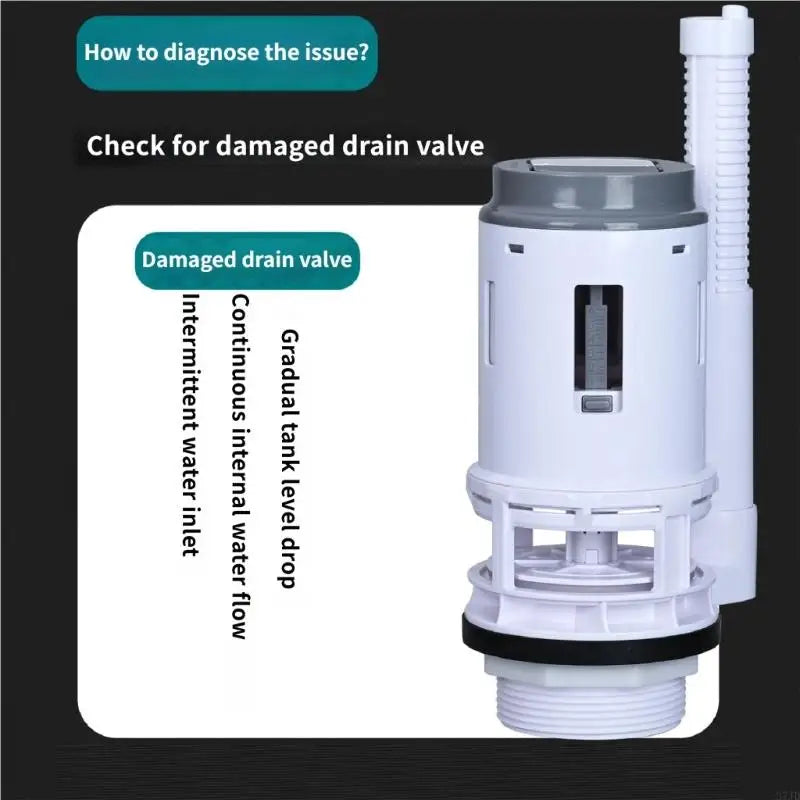 Toilet Repair Parts 3In Flush Valves 7/8 Fill Valves And Long Handle Double Button For Water Conservation Enduring 37JD Oasis Select