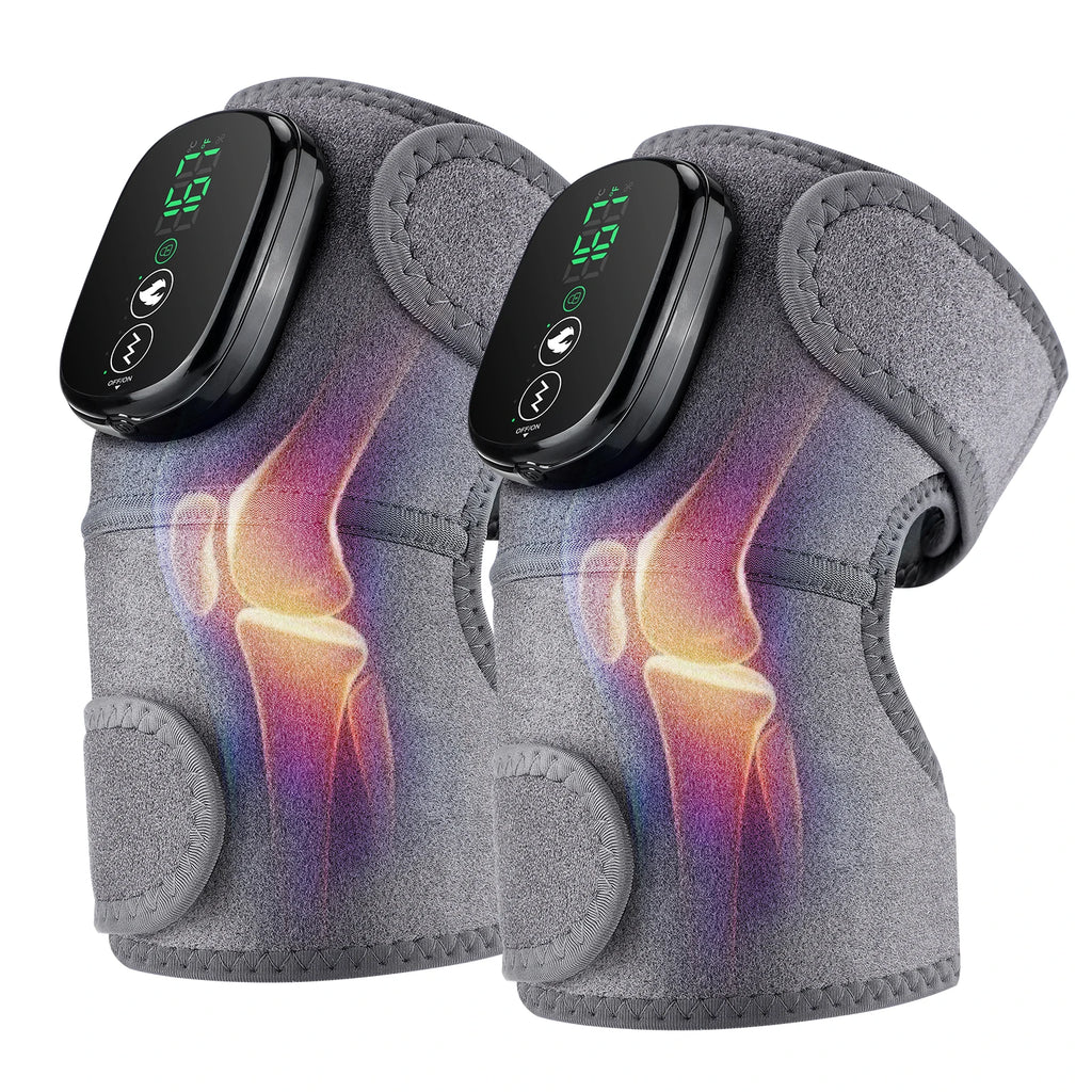 3-in-1 Heated Vibration Massager – Knee, Shoulder & Elbow