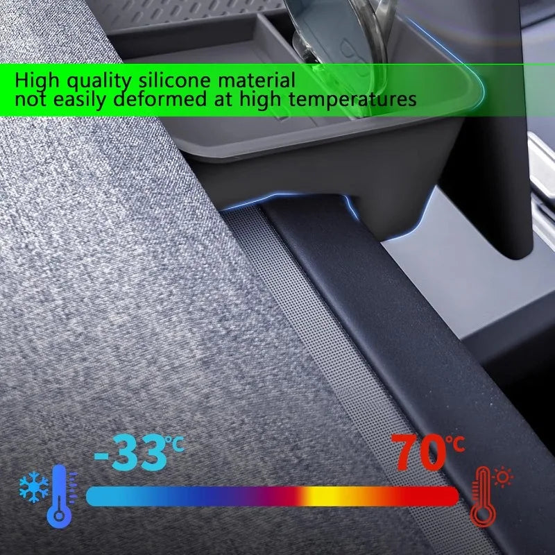 For Tesla Model Y Juniper Model 3 Center Console Organizer Dashboard Behind Screen Storage Box Sunglasses Holder Car Accessories Oasis Select