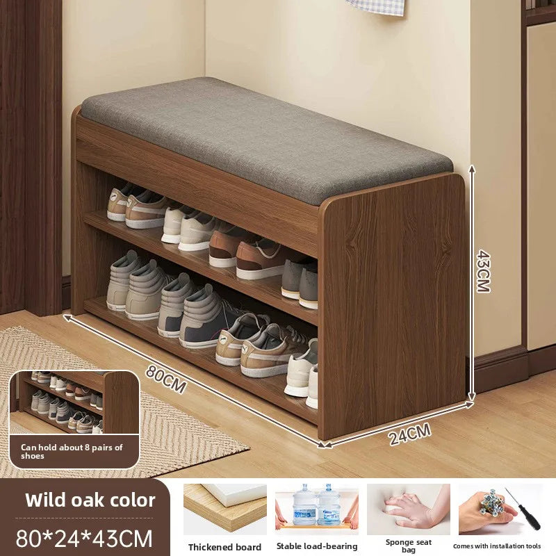 The shoe change stool is at the door the shoe cabinet, the sitting stool is extremely narrow can sit on the shoe rack Oasis Select 2