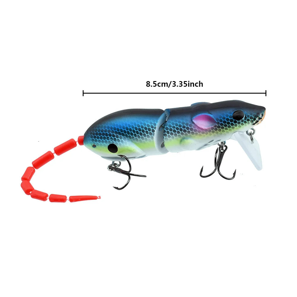 15.5g/15.5cm lure mouse biomimetic broken joint long throw pencil Minogue curved mouth fake bait Oasis Select A