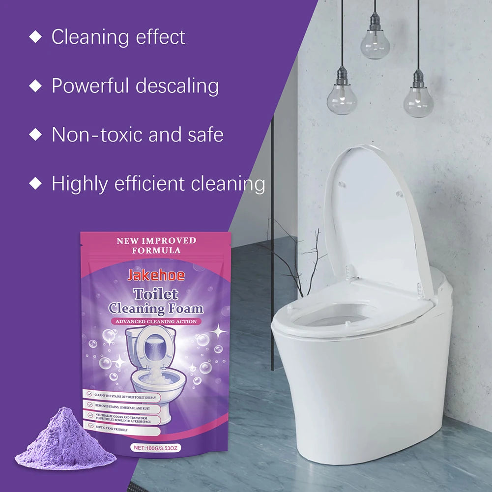 Foaming Toilet Bowl Cleaner Powder – Descaling & Odor Fresh