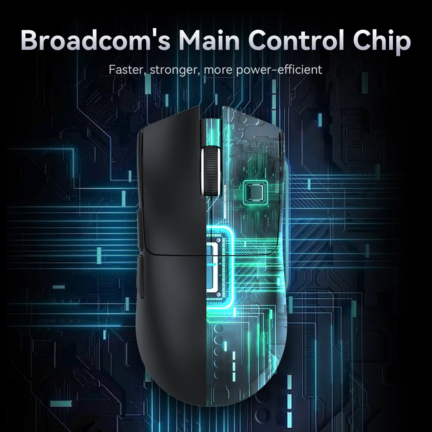 ATTACK SHARK X11Tri-Mode（BT,2.4G,Type-C）Magnetic Fast Charging Lightweight Gaming Mouse-22000DPI, RGB Lighting, 65H Battery Oasis Select