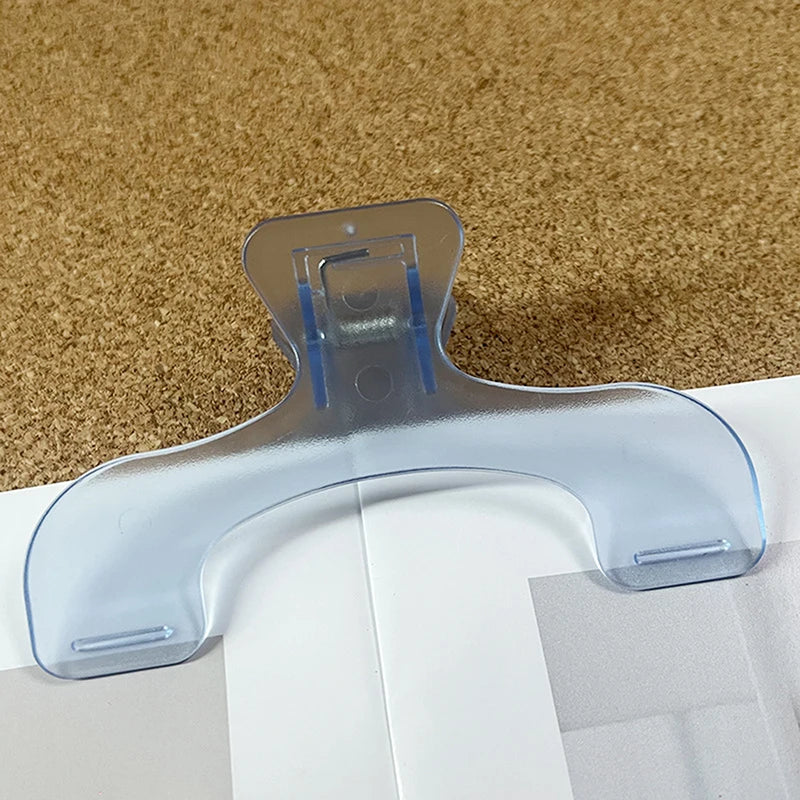 Simple Fixed Book Clips Frosted Transparent Page Holder For Reading Tool Memo Clip Kawaii Desk Accessories Practical Note Holder Oasis Select A6
