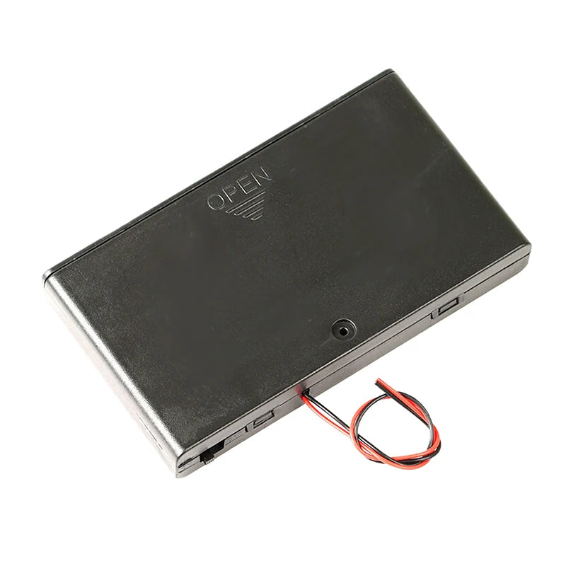 1/2Pcs 8 Slots AA Battery Holder Battery Storage Case Box With Switch & Cover Batteries Standard Container Oasis Select