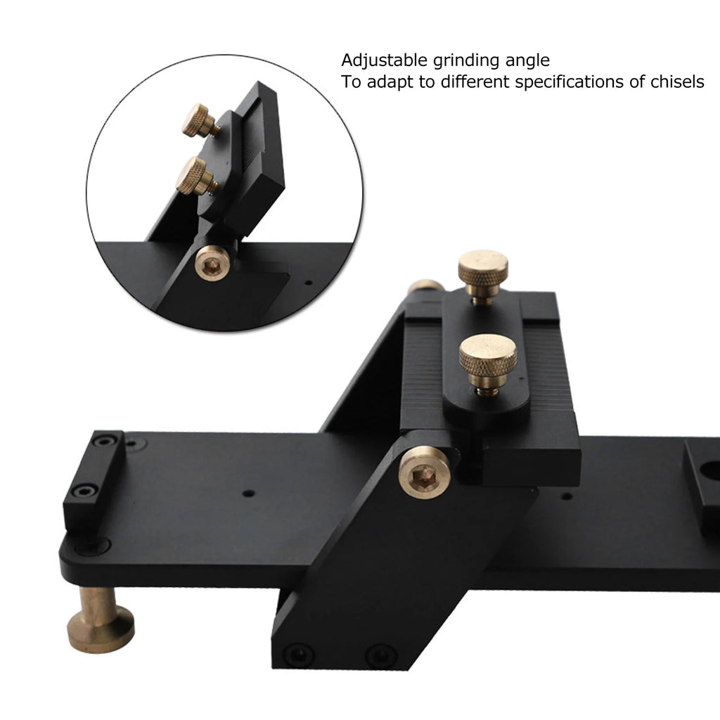 Knife Polished Stone Set Fixed Angle Sharpener Whetstone Set Knife Polished Stone Grinding Frame Woodworking Tool Oasis Select