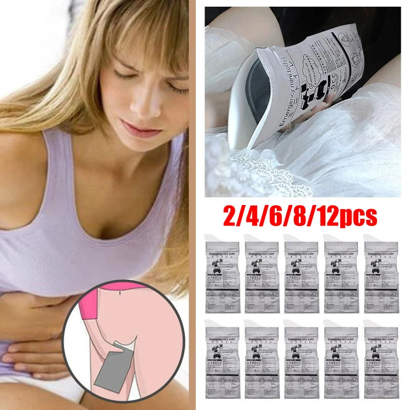 2/8/12pcs Universal Disposable Car Urine Bag Outdoor Vomit Bags Pregnant Women Mobile Toilet Stylings Product Auto Accessories Oasis Select