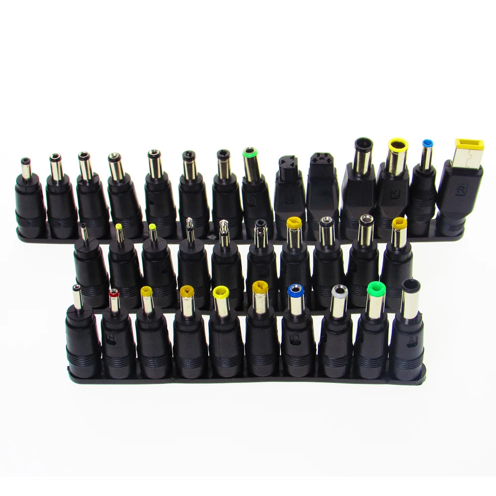 34PCS 8PCS Universal DC AC 5.5mmx2.1mm Power Adapter Tips Connector Kits for Lenovo Thinkpad Laptop Power Supply Plug Jack Sets Oasis Select