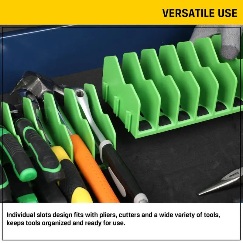 Practical plier organizer rack Holds up to ten pliers Drawer Toolbox Sturdy Pliers Tool Organizer Storage Rack Space-Saving Oasis Select