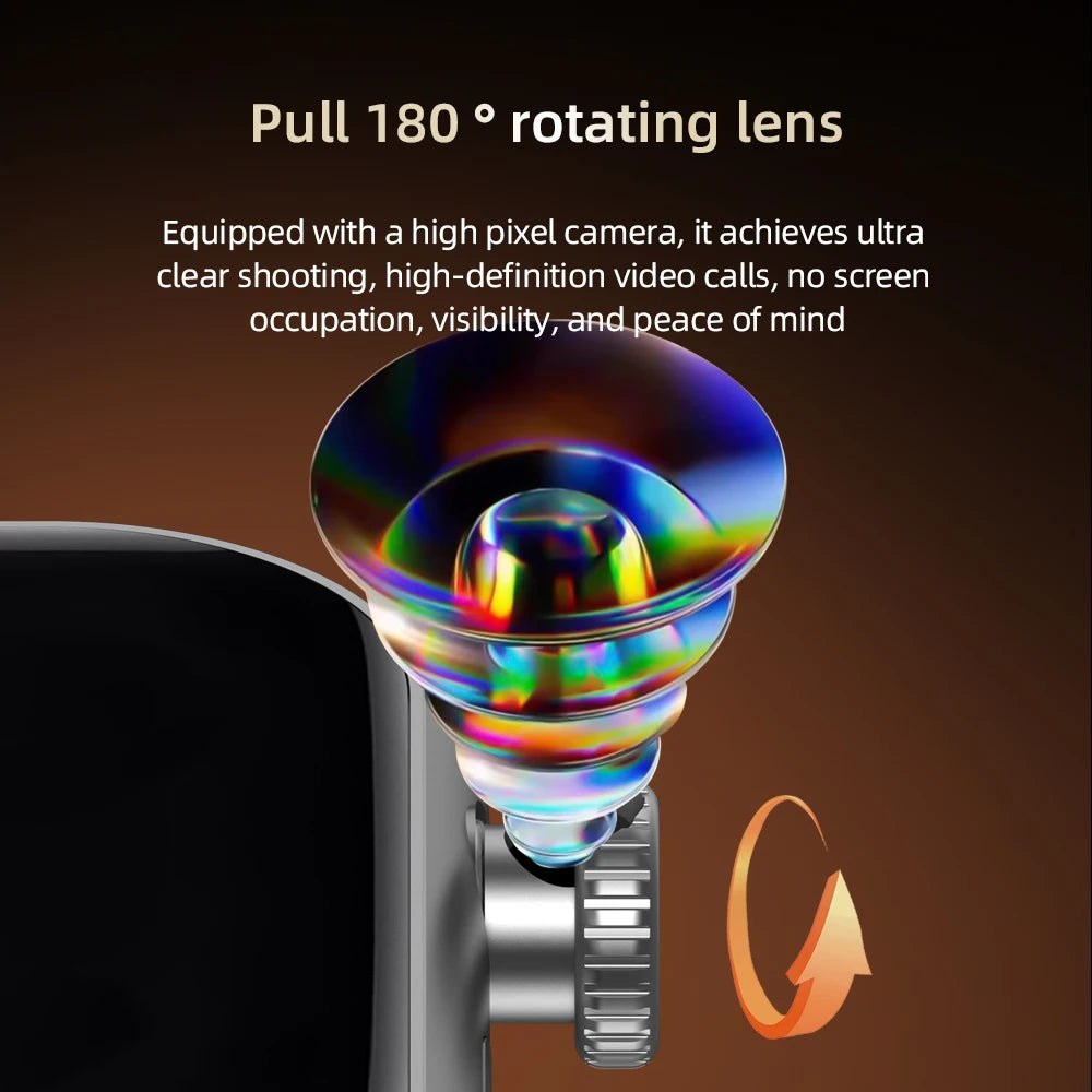 GOLDENSPIKE VP29 4G Smart Watch | GPS, NFC, 180° Camera, SIM