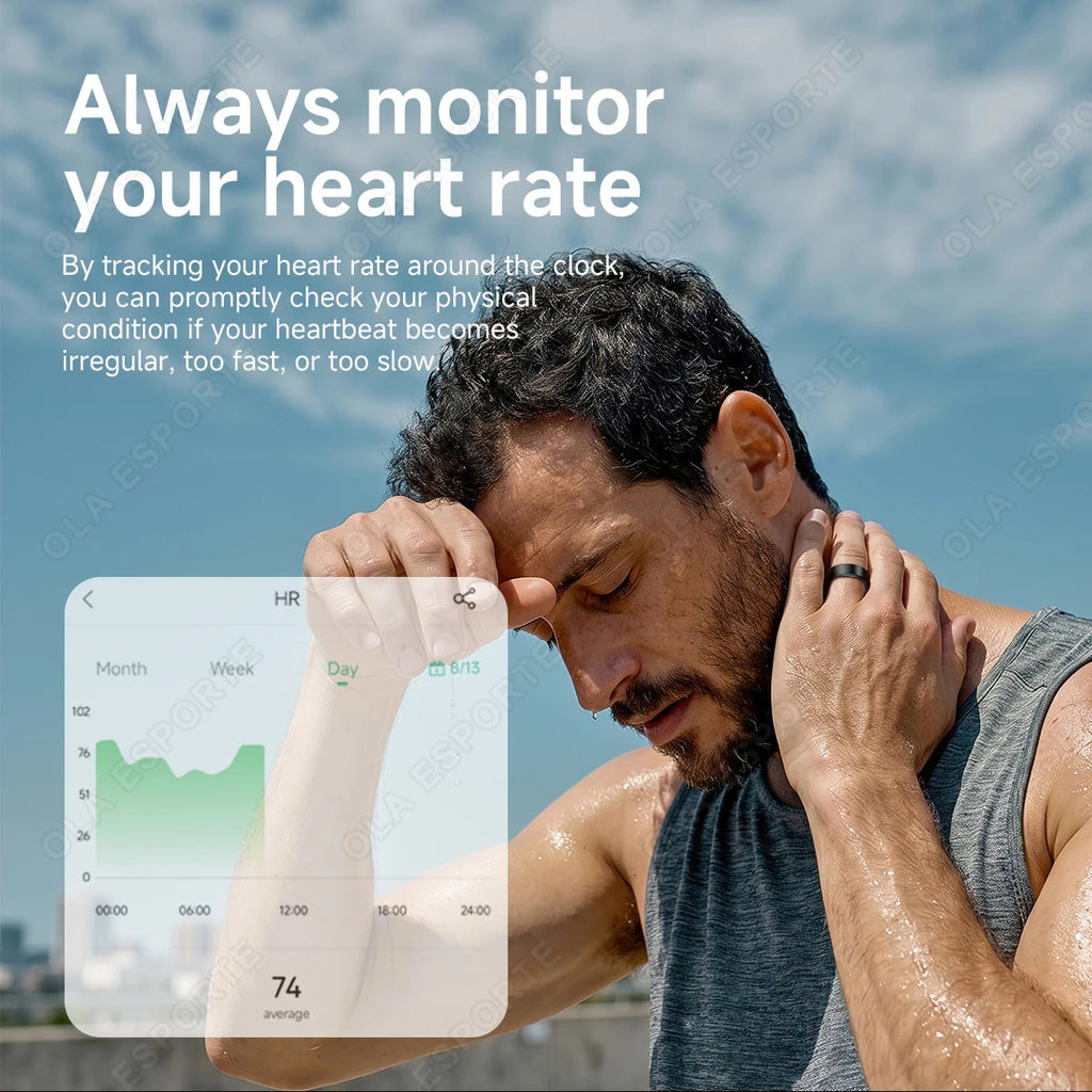 R09 Smart Ring – Heart Rate, SpO2 & Sleep Tracker | 5ATM