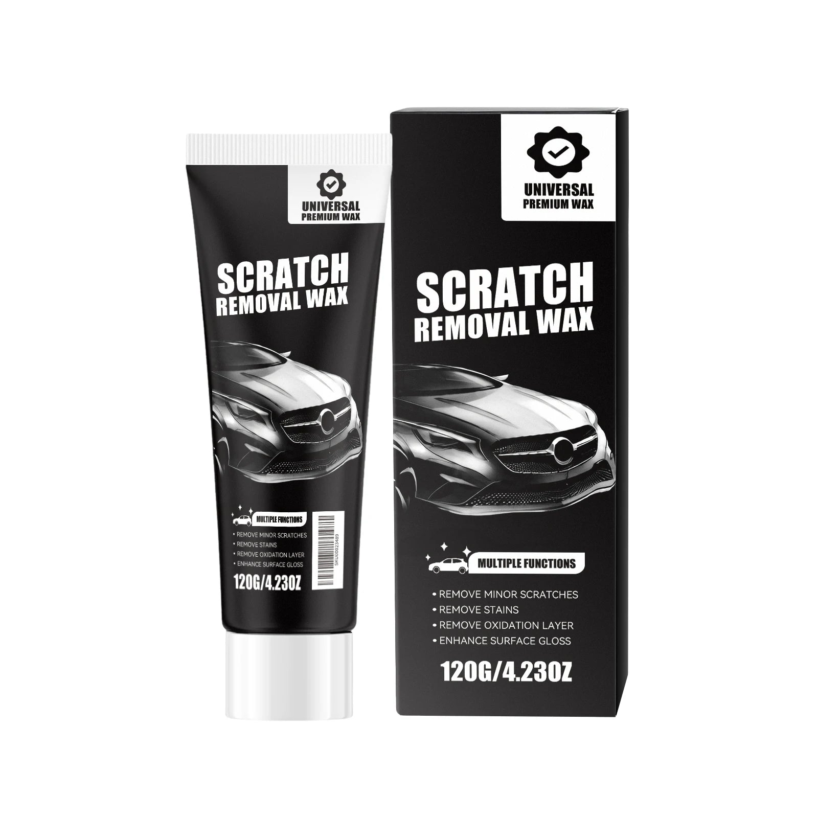 Car Scratch Repair Kit Paint Scratch Remover Polishing Protective Coating Easy Use For All Car Colors Daily Care Oasis Select 120g