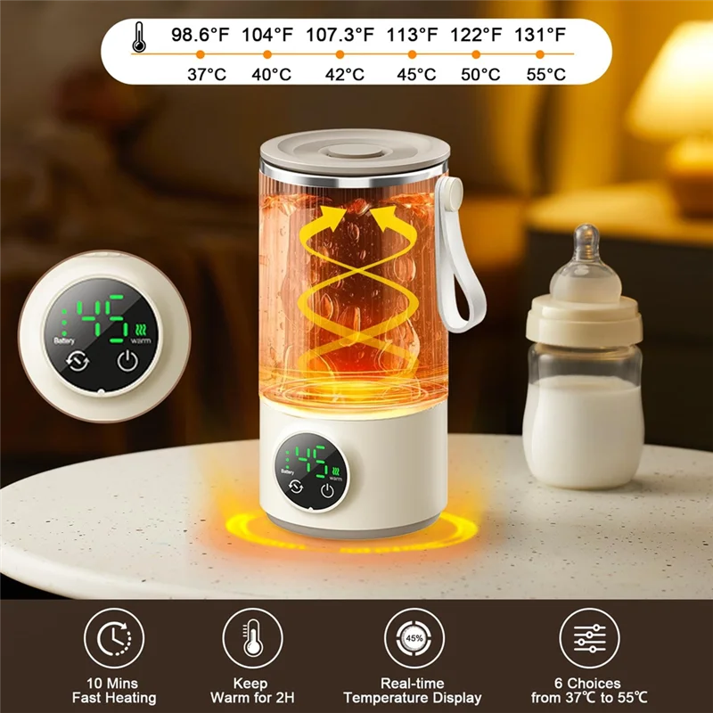 Electric Automatic Milk Frother & Heater with Insulated Cup