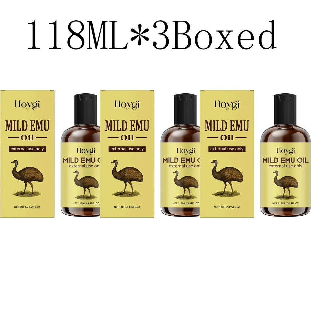 Moisturizing Anti-wrinkle Emu Oil Anti-aging Smoothing Fine Lines Intense Moisturizing For Skin And Hair Anti-dryness Firming Oasis Select 118ML X 3Boxed