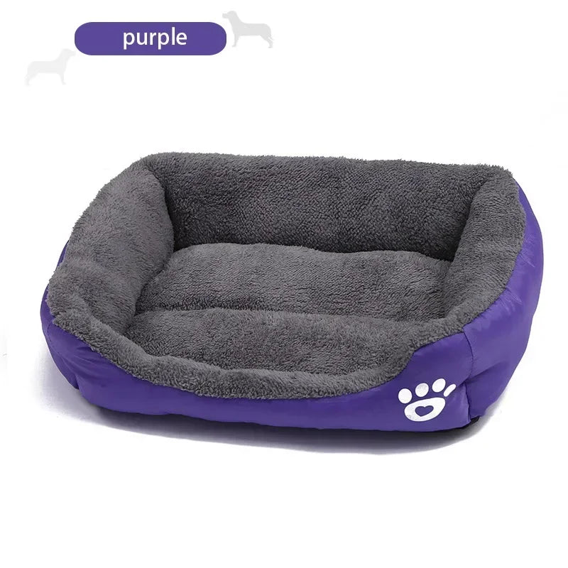 Dog Bed Pets House for Puppy Small Medium Large XXL Supplies Kennel Mat Nesk Sleeping Plush Washable Cat cushion Products indoor Oasis Select purple XXL 90x70CM