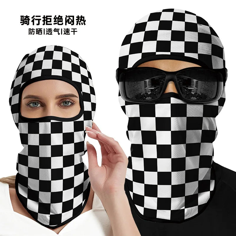 3D Funny Mask Motorcycle Face Cover Ski Mask Joker Skull Balaclava Headgear Outdoor Hiking Camping Neck Gaiter Bandana Scarf Men Oasis Select Gold