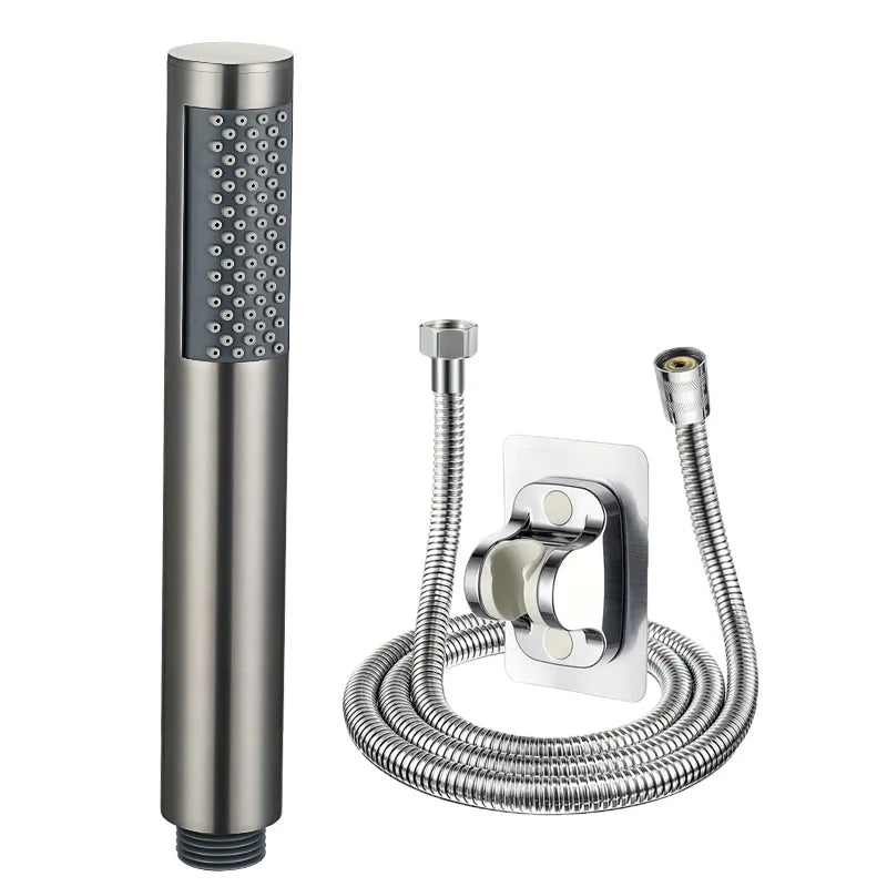 Handheld Stainless Steel Booster Shower Head | Water Saving