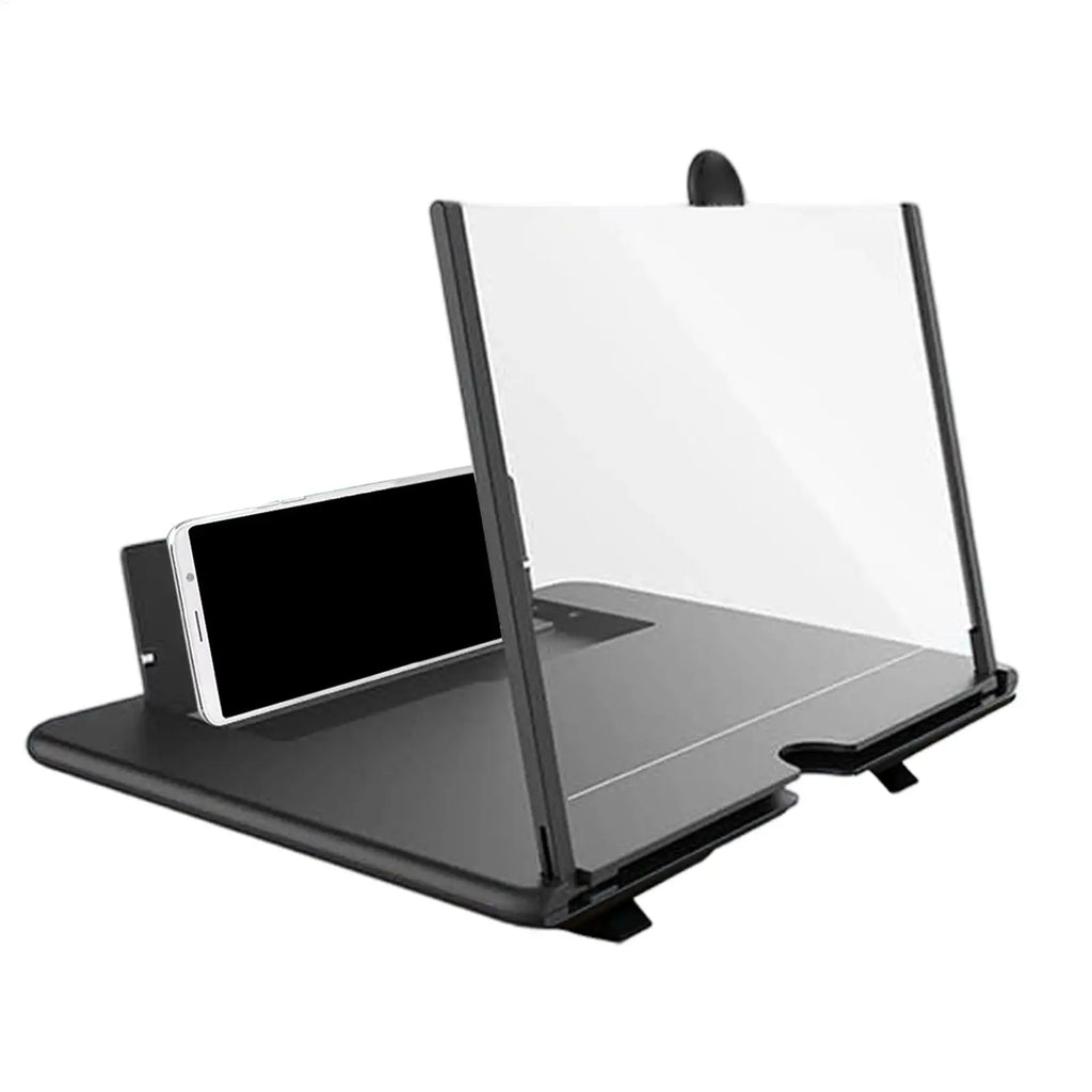 Screen Magnifier Desktop Amplifier 3D HD Cell Phone Magnifier for Seniors Video Watching Movie Night Home Travel Break Party Oasis Select