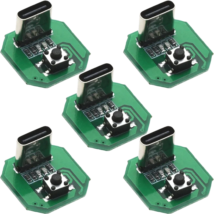 All-in-One Flashlight Driver Module – Type-C, 18650 & 10W LED