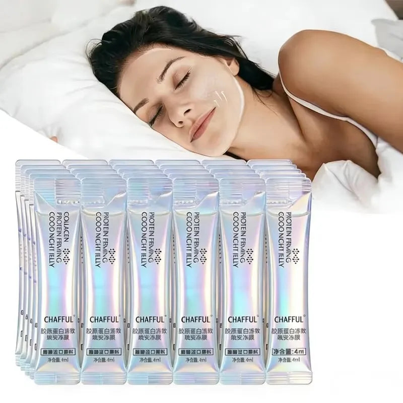 SADOER 30pc Collagen Sleeping Face Masks – Firming & Moisturizing