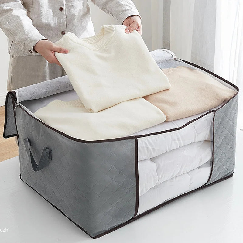 Quilt storage bag, clothing sorting bag, moving and organizing household bedding storage box, supplies Oasis Select
